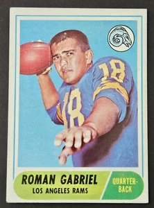 1968 Topps Roman Gabriel Los Angeles Rams #132 - Bild 1 von 2