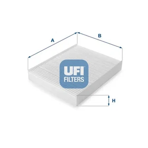 Innenraumfilter Partikelfilter 53.076.00 UFI für FORD FIESTA V FUSION - Bild 1 von 7