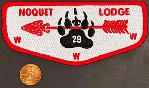 MERGED BOY SCOUT BSA OA NOQUET 29 162 88 251 GREAT LAKES MI FF S1 1ST FLAP MINT! - Picture 1 of 4