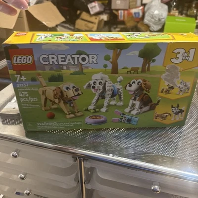 LEGO Creator 31137 Adorable Perros 3 en 1 Bloques de Construcción Juego de Juguetes de Construcción Foto 1 de 4