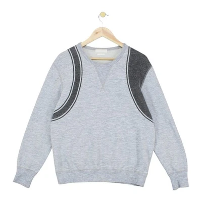 Sudadera Alexander McQueen Para Hombre Talla M Gris Hecha en Italia Cuello Redondo Foto 1 de 4