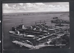 Cartolina Taranto Stazione Torpediniere RBD200 - Picture 1 of 1