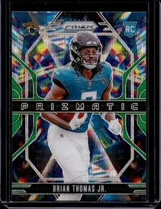2024 Panini Prizm #19 Brian Thomas Jr. Prizmatic Wave Green Prizm - Picture 1 of 2