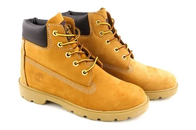 TIMBERLAND 10960-A4135 Boys Shoes EU37/38 Brown Leather Classic Lace-Up Boots * - image 1 of 4