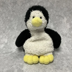 Vintage Russ Home Buddies Black White Perky Penguin Terry Cloth Beanbag Plush 5” - Picture 1 of 6