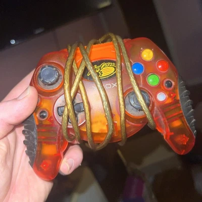 Mad Catz Xbox Controller Translucent Red Great Condition - Image 1 of 2