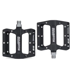 BIKEIN PRO MTB Bike Pedals Nylon Fiber Non-Slip 9/16 Inch Bicycle Platform Fl... - Picture 1 of 7
