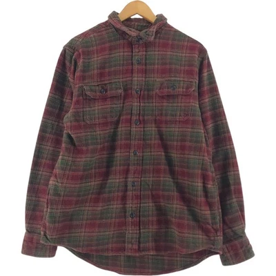 Vintage 2000'S Orvis long-sleeved flannel check shirt men's size L - Image 1 of 4