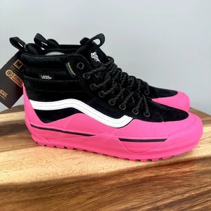 Vans Sk8-Hi MTE-2 Dip Damengröße 5,5 Schuhe schwarz pink Wildleder Sneaker Wandern NEU - Bild 1 von 8