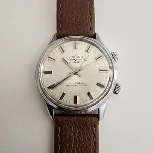Vintage Vulcain Cricket Alarm Men’s Hand-Winding Wristwatch 999 - 00732 - Picture 1 of 9