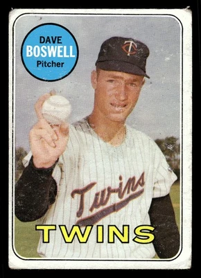 1969 Topps #459 Dave Boswell - Image 1 of 2