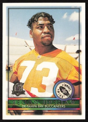 1996 Topps Regan Upshaw #434 Rookie Tampa Bay Buccaneers - Image 1 of 2
