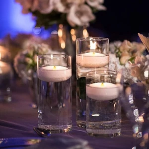 Flameless LED Floating Candles 3”Floating Battery Operated Candles24 Pack War... - Picture 1 of 8