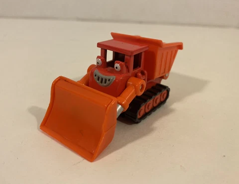Bob The Builder Muck the Orange Bulldozer Diecast Vehicle Learning Curve 2004 Cover