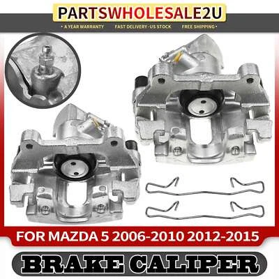 2x Pinza de freno trasera izquierda y derecha con soporte para Mazda 5 2006-2010 2012-2015 Foto 1 de 4