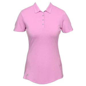 Adidas Women Essentials Heather Polo (S) AE5203 Wild Orchid - Picture 1 of 1