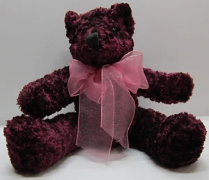 Dan Dee Collectors Choice Plush Teddy Bear Stuffed Burgandy Mini Teddy Bear 5” - Picture 1 of 4