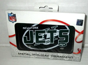 Adorno navideño de metal de los NEW YORK JETS de Forever Collectables - Imagen 1 de 1