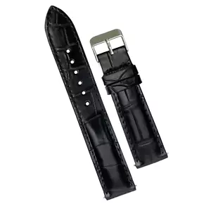 Crocodile Leather Watch Strap Men Quick Release Real Crocodile Watch Band Gift - Picture 1 of 29