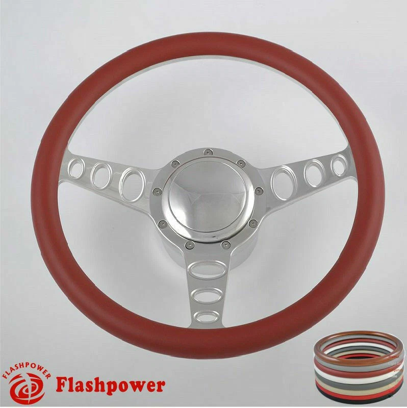 Volantes Billet 14"" Borgoña Medio Envoltura Personalizados Safari Grand Prix GMC Foto 1 de 4