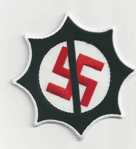 Anti Nazi gestickter Aufnäher Embroidered Patch zum aufbügeln oder aufnähen Neu! - Picture 1 of 1