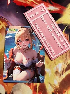 Goddess Story Pink Beauties - SSR-032 - Yoimiya - Genshin - Sexy Waifu Card - Foto 1 di 2