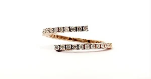 Anello Astralia Contrarié in Oro Rosa e Diamanti 18 kt - (750) - Imagen 1 de 9