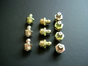 1/8 BSP Grease Nipple Fitting, 1/8 GAS (pack of 10) - UK Made - Free UK post - Picture 1 of 1