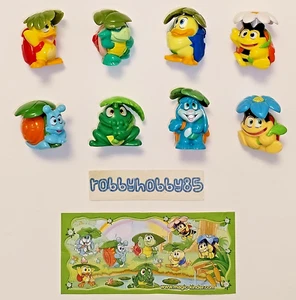 JUEGO COMPLETO DUCHAS DE PRIMAVERA 8 FIGURAS + PAPELES KINDER ALEGRÍA SORPRESA HUEVO JUGUETES 2011 - Imagen 1 de 1