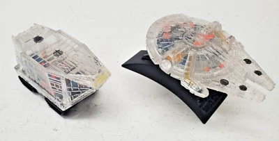 Star Wars X-Ray Fleet Micro Machines Collection 3 Millennium Falcon Sandcrawler - Image 1 of 4