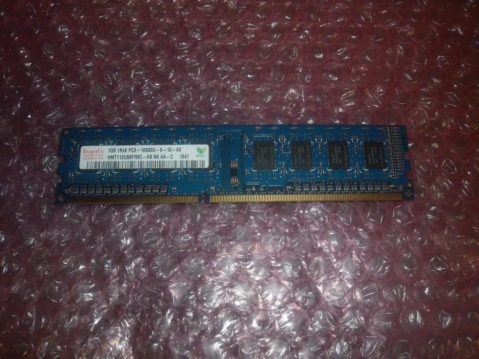 Hynix HMT112U6BFR8C-H9-N0-AA-C  1GB 1RX8 PC3-10600U 1333MHZ PC Memory - Image 1 of 1