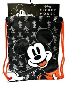 Disney Mickey Mouse 16"×13" Drawstring Bag Backpack String Sling Cinch Tote Bag - Picture 1 of 3