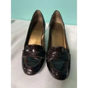 Me Too elegante Lackleder Penny Loafer klassische elegante Slipper Schuhe S-186 - Bild 1 von 8