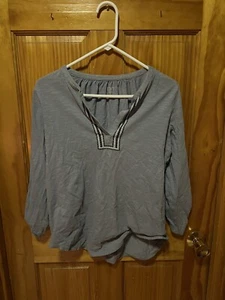 Loft taubengraue Damenbluse Größe S - Bild 1 von 3