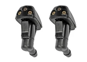 2 Pc Windshield Washer Nozzle Front 3 Holes Fits: Kia Spectra 2003-2009 - Foto 1 di 3