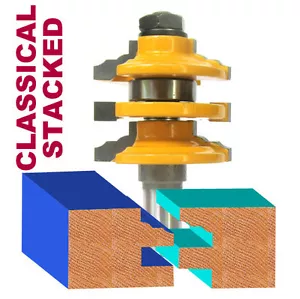 1 Stück 1/2 Zoll Schaft gestapelt klassisch Schiene & Holm Router Bit sct-888 - Bild 1 von 12