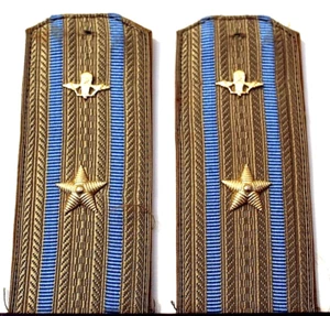 Par de tablas de hombro de rango mayor aerotransportado de la URSS Unión Soviética para chaqueta - Imagen 1 de 4