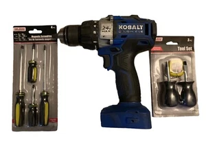 Kobalt bürstenlos Bohrschrauber KDD 524B-03 nur Werkzeug + Schraubendreher - Bild 1 von 1