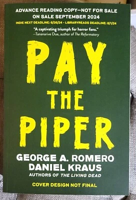 Pay the Piper Novel 2024 Paperback ARC Advanced Readers Copy LIKE NEW - Image 1 of 3