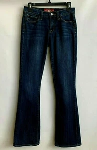 Lucky Brand Jeans Sofia Boot Blue Denim Dark Wash Mid Rise Stretch Size 2/26R - Picture 1 of 9