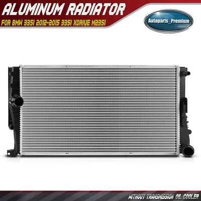 Aluminum Radiator w/o Oil Cooler for BMW 335i 2012-2015 335i xDrive 2014-2015 - Image 1 of 4