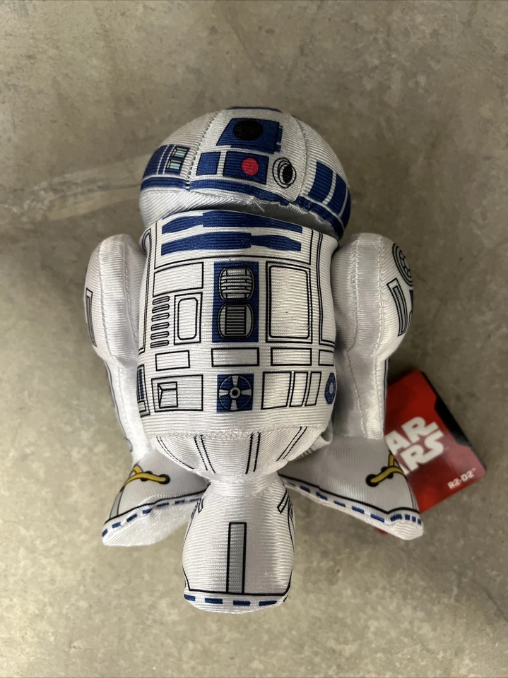 Novo 8" Disney Store Star Wars O Despertar da Força R2-D2 Robô Pelúcia (Vira a Cabeça) - Imagem 1 de 1