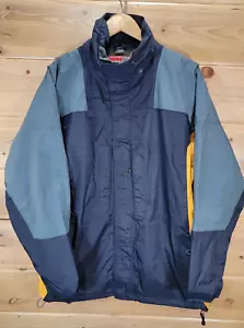 Burton Snowboard AK Ski Jacket Men Size Large Full Zip Blue Stain READ - Picture 1 of 18
