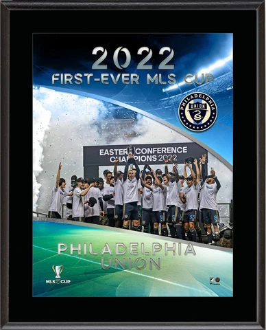 Philadelphia Union 10.5'' x 13'' 2021 First-Ever MLS Cup Plaque Cover