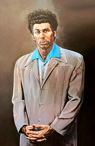 La pintura Kramer de Seinfeld Cosmo - Impresión artística de 17" x 22" - 00306 - Imagen 1 de 1
