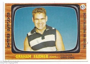 1967 Scanlens ## 63 Graham FARMER Geelong Near Mint - Picture 1 of 1