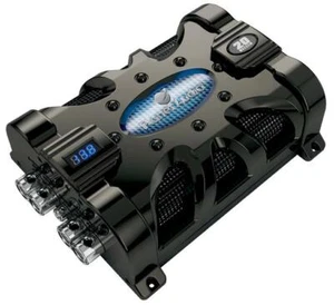 Planet Audio PC20F 20 Farad Kondensator mit Spannungsanzeige blaue Beleuchtung - Bild 1 von 1