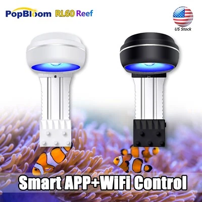PopBloom WiFi Control 1PC/2PCS Saltwater Reef Aquarium LED Light Coral Fish Tank - Image 1 of 4