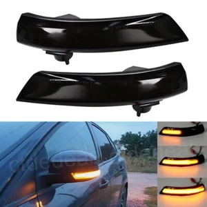 Frecce specchietto retrovisore a LED per Ford Focus II III Mondeo MK4 nere - Foto 1 di 9