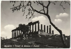 AGRIGENTO - TEMPLE OF JUNO AND LUCINIA - TRAVEL 1958 -50202- - Picture 1 of 1